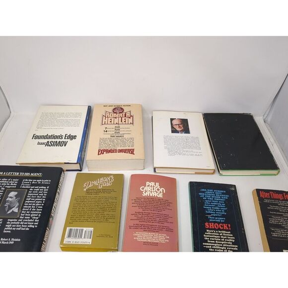 Science Fiction Book‎ Lot Arthur Clarke Isaac Asimov Chalker & More Sci-fi VTG - Picture 10 of 12